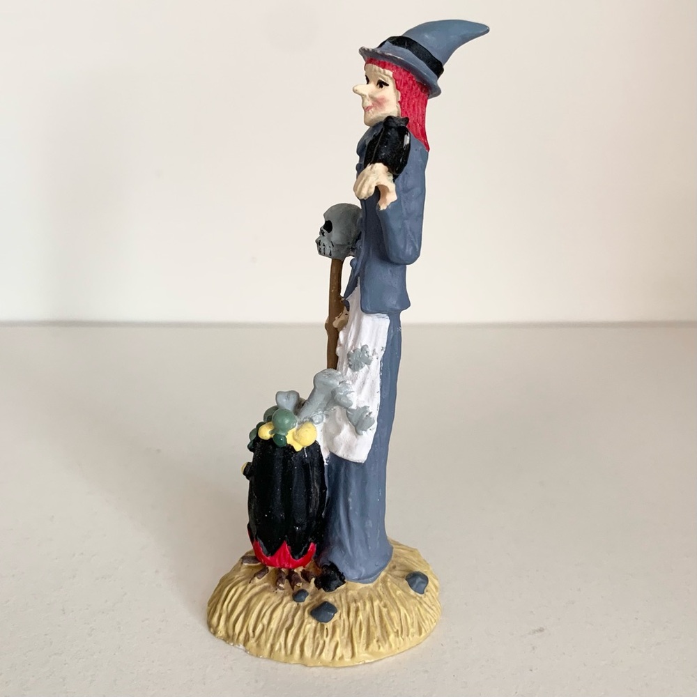 Vintage Halloween witch statuette